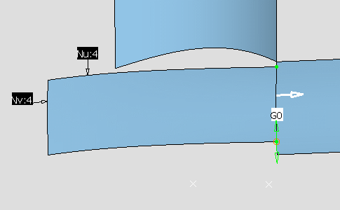 constraint matching creating modified according surface options