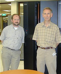 Wim Rijks (left) and Jules Wolfrat of SARA