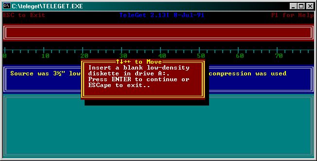 Insert Disk Prompt