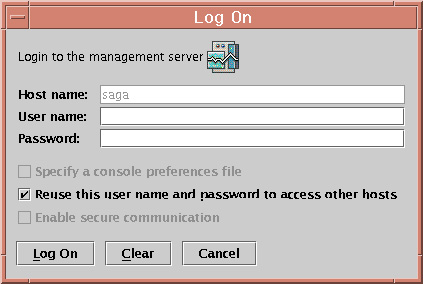 Image of Web-based System Manager login dialog